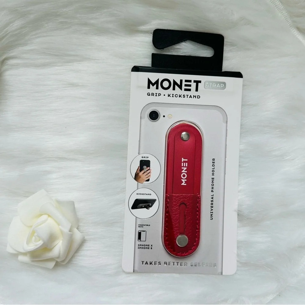 Monet Strap Grip Kickstand Universal Phone Holder - NWT